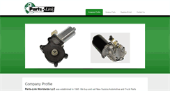 Desktop Screenshot of partslink-worldwide.com